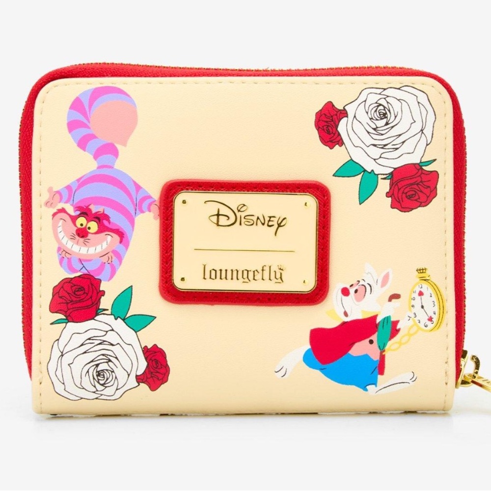 Loungefly Disney Alice in Wonderland Color Changing Roses Zip Wallet - Picture 8 of 9